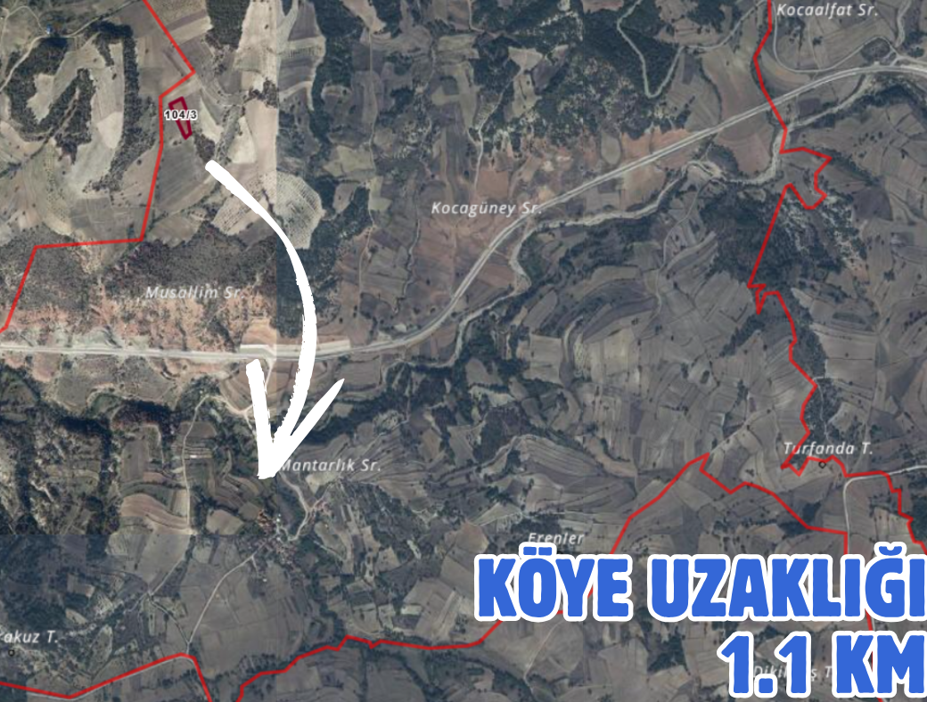 BİLECİK YENİPAZAR ESENKÖY 3.487 M² TARLA SATILIKTIR - BİLECİK YENİPAZAR fotoğraf 2
